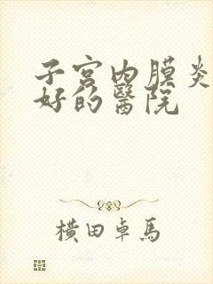 子宫内膜炎治疗好的医院