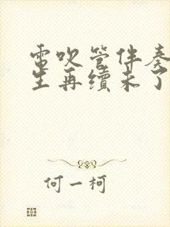 电吹管伴奏曲来生再续未了情下载免费