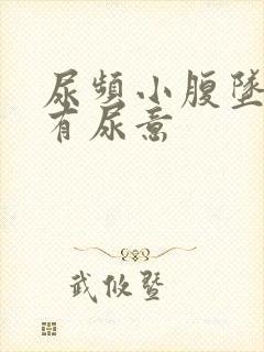 尿频小腹坠胀总有尿意