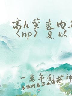 高h荤爽肉欲文〈np〉夏以昼