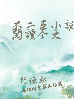 不二臣小说免费阅读全文