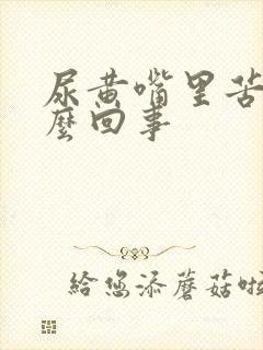 尿黄嘴里苦是怎么回事