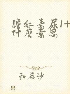 胆红素尿1+是什么意思