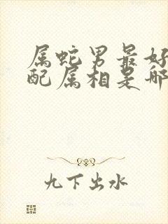 属蛇男最好的婚配属相是哪几个