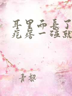 耳里面长了个硬疙瘩一碰就疼