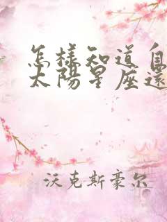 怎样知道自己是太阳星座还是月亮星座