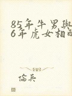 85年牛男与86年虎女相配吗