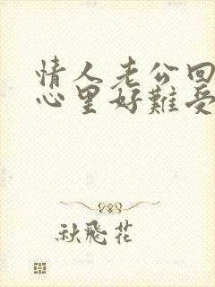 情人老公回来了心里好难受