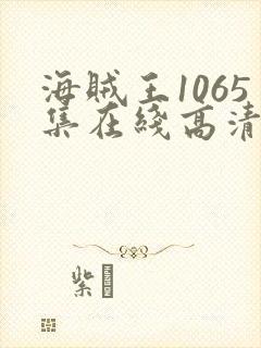 海贼王1065集在线高清免费观看