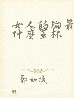 女人的胸最大是什么罩杯