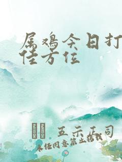 属鸡今日打牌最佳方位