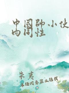 中国帅小伙小鲜肉同性