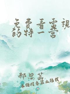 免费看电视剧我的特一营