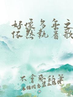 好像多年之后你依然执着歌词是什么意思