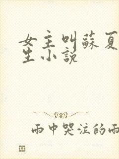 女主叫苏夏的重生小说