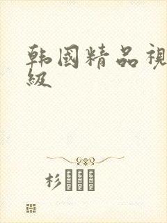 韩国精品视频一级