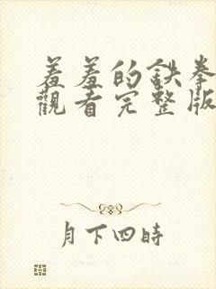 羞羞的铁拳在线观看完整版免费