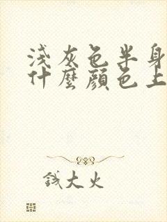 浅灰色半身裙配什么颜色上衣好看