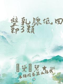 双乳腺低回声结节3类