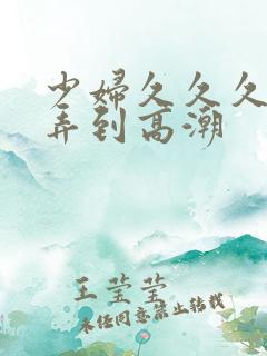 少妇久久久久被弄到高潮