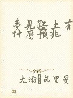 梦见路上有血是什么预兆