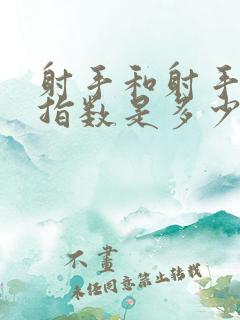 射手和射手配对指数是多少