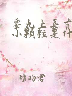 睾丸上长有白色小颗粒是什么