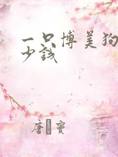 一只博美狗狗多少钱