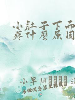 小肚子下面隐隐疼什么原因