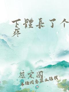 下体长了个疙瘩疼