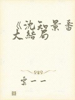 《沈知景番外》大结局