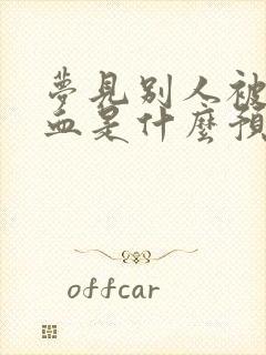 梦见别人被砍流血是什么预兆解梦