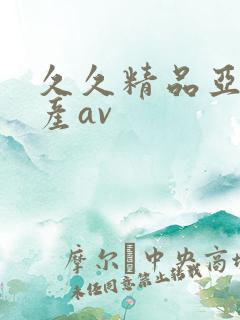 久久精品亚洲国产av