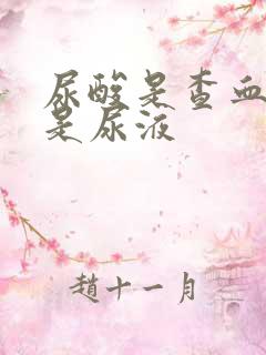 尿酸是查血液还是尿液