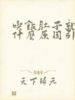 吃饭肚子就疼是什么原因引起的