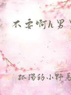 不要啊h男男