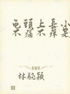 龟头上长小红点不痛不痒是怎么回事