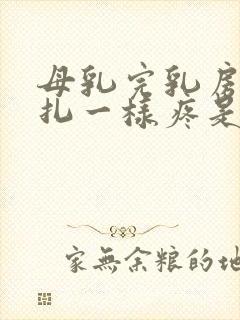 母乳完乳房像针扎一样疼是怎么回事