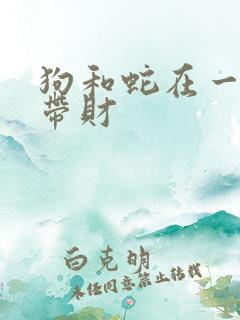 狗和蛇在一起谁带财