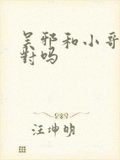 吴邪和小哥是一对吗