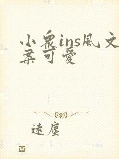 小众ins风文案可爱