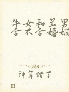 牛女和羊男属相合不合婚姻