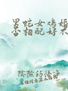 男蛇女鸡婚姻是否相配好不好