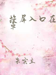 投屏入口在哪安卓