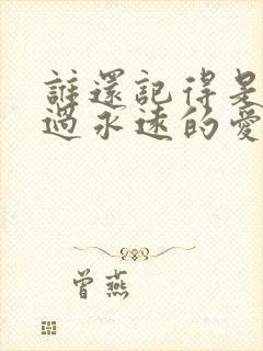 谁还记得是谁说过永远的爱我