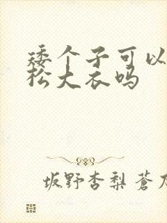 矮个子可以穿宽松大衣吗