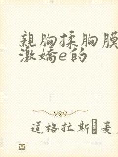 亲胸揉胸膜下刺激娇e的