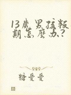 13岁男孩叛逆期怎么办?