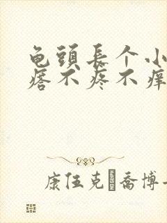 龟头长个小肉疙瘩不疼不痒