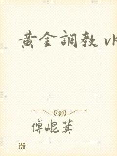 黄金调教 vk